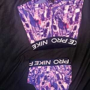 Nike Purple Performance Shorts Vibrant Design